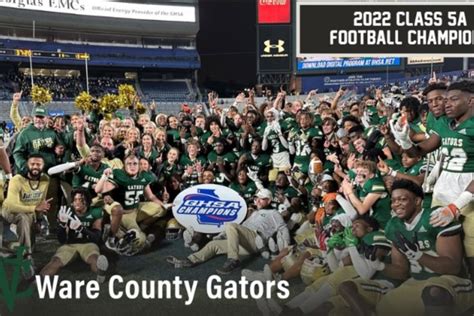 ware county football score|ware county football schedule 2023.